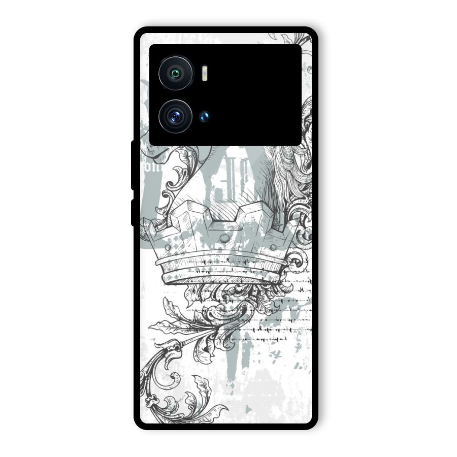 Designous Vintage Glass Back Case for Vivo iQOO 9 Pro