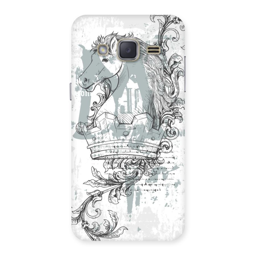 Designous Vintage Back Case for Galaxy J2