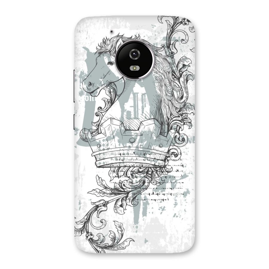 Designous Vintage Back Case for Moto G5