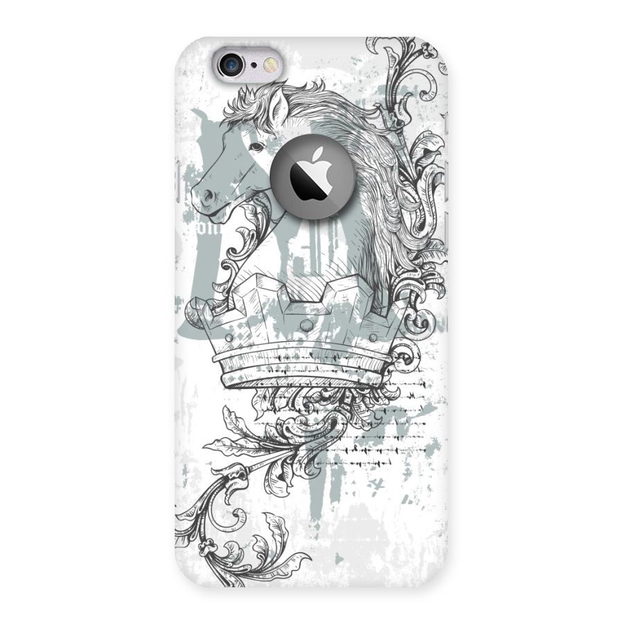 Designous Vintage Back Case for iPhone 6 Logo Cut