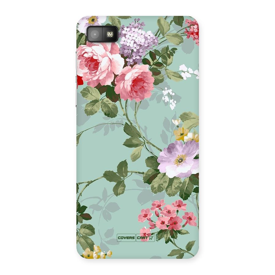 Desinger Floral Back Case for Blackberry Z10