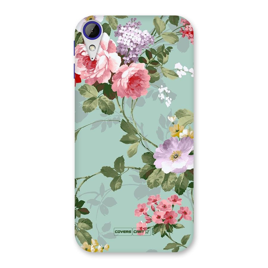 Desinger Floral Back Case for Desire 830