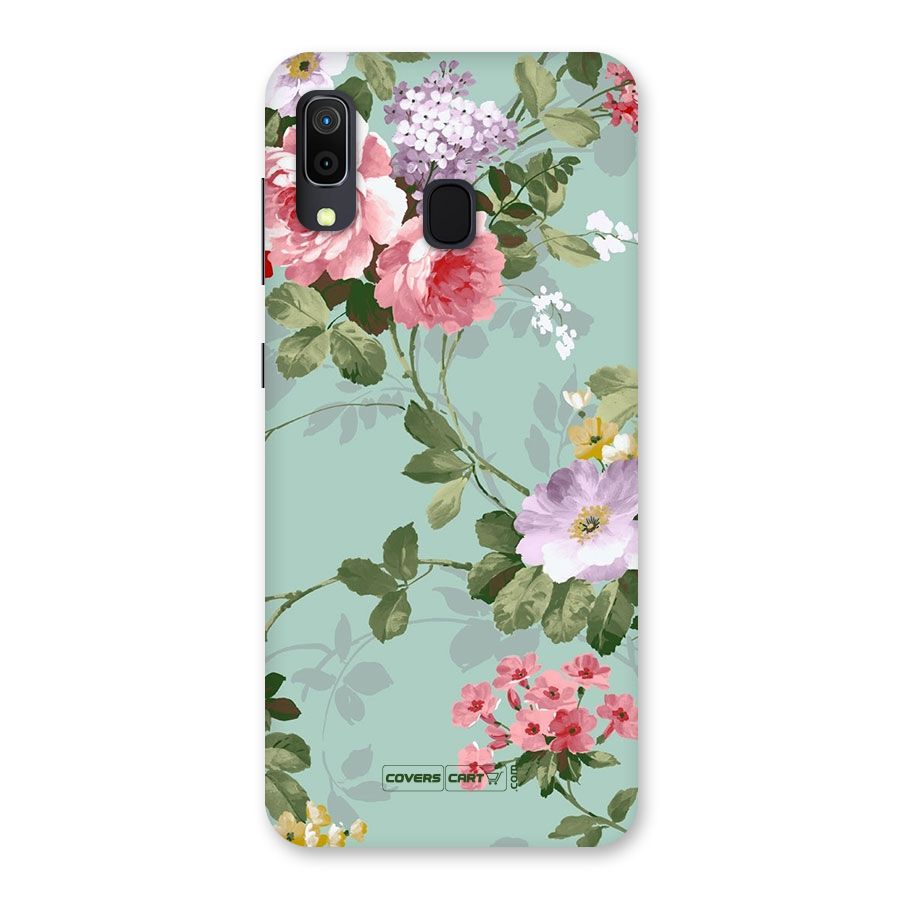Desinger Floral Back Case for Galaxy A20