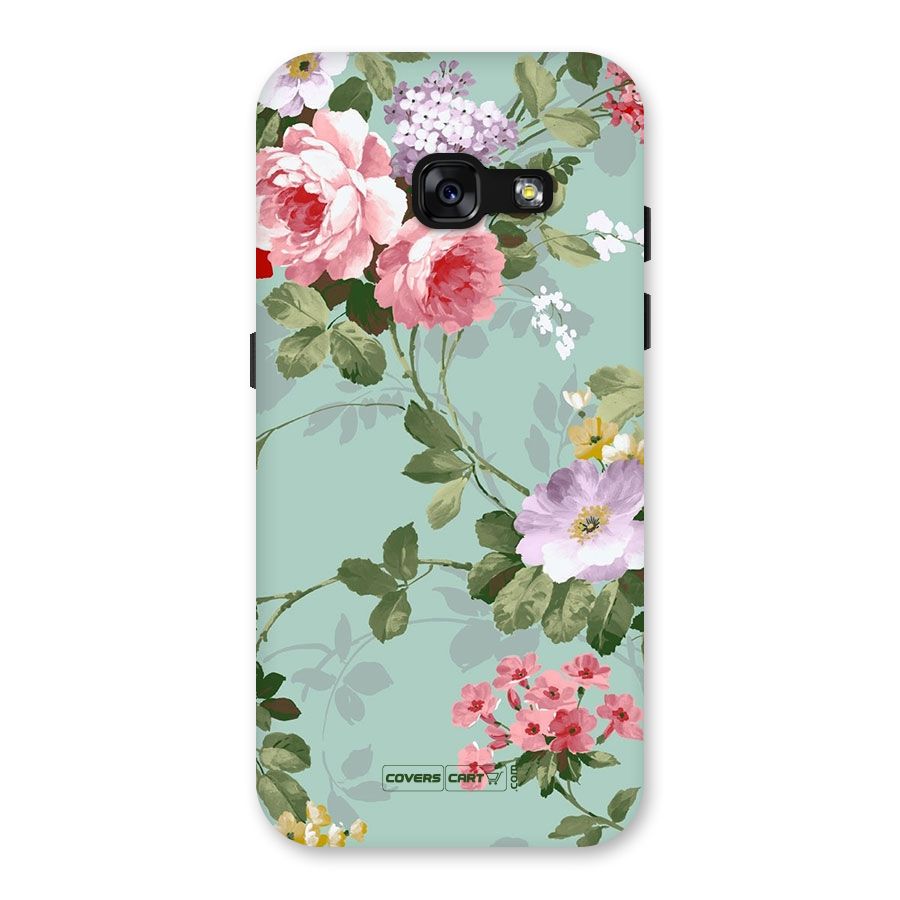 Desinger Floral Back Case for Galaxy A3 (2017)