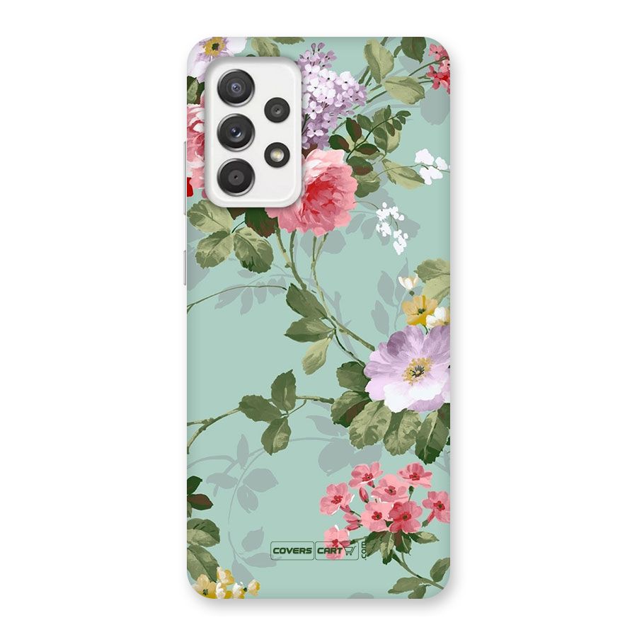 Desinger Floral Back Case for Galaxy A52