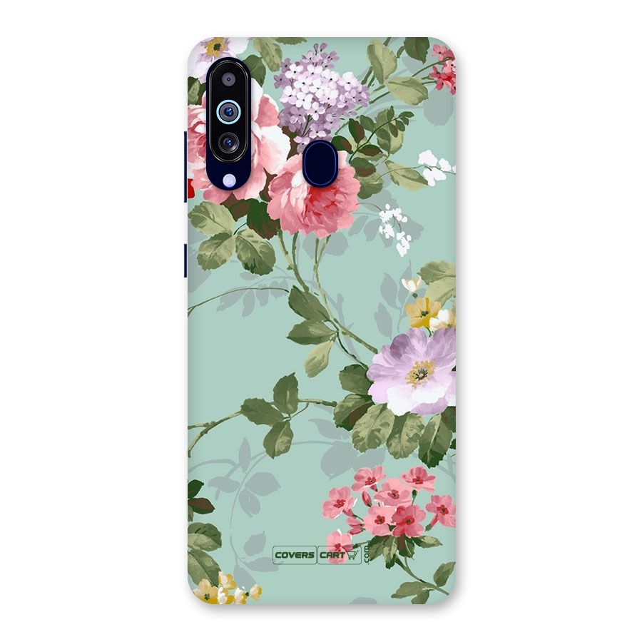 Desinger Floral Back Case for Galaxy A60