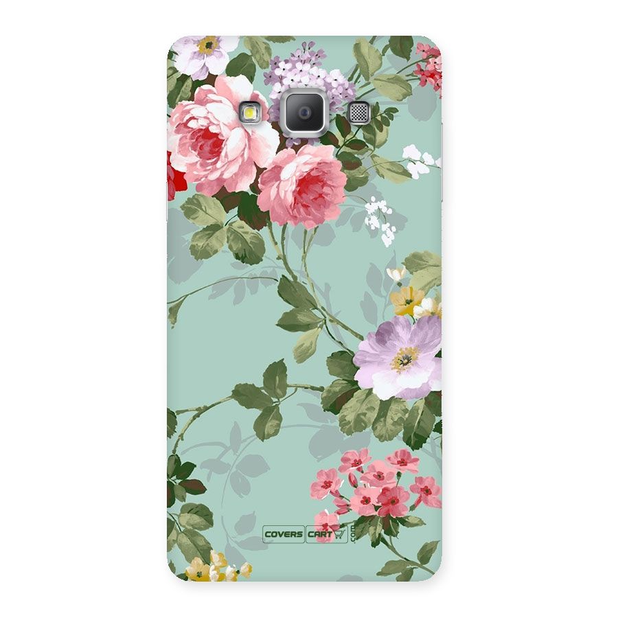 Desinger Floral Back Case for Galaxy A7