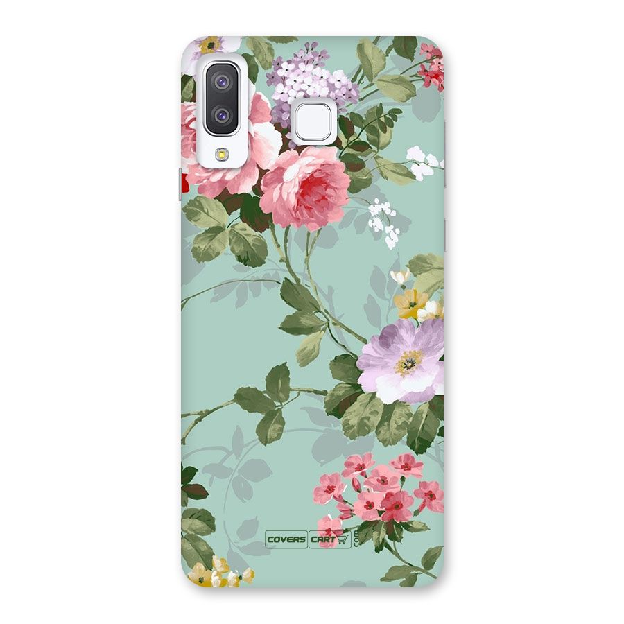 Desinger Floral Back Case for Galaxy A8 Star