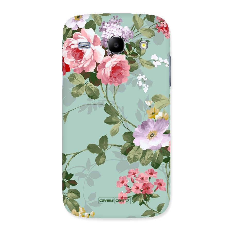 Desinger Floral Back Case for Galaxy Core
