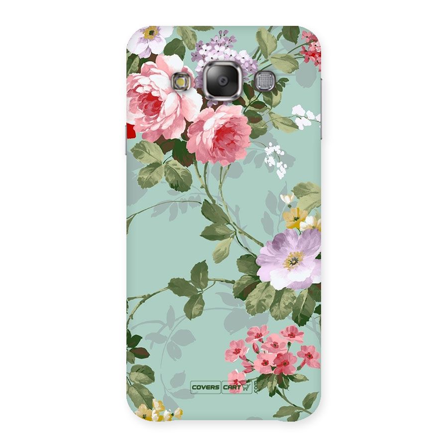 Desinger Floral Back Case for Galaxy E7