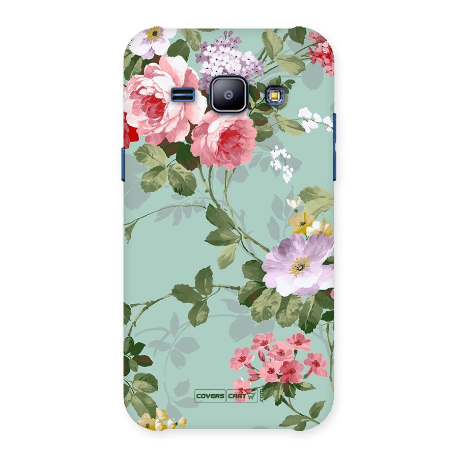 Desinger Floral Back Case for Galaxy J1