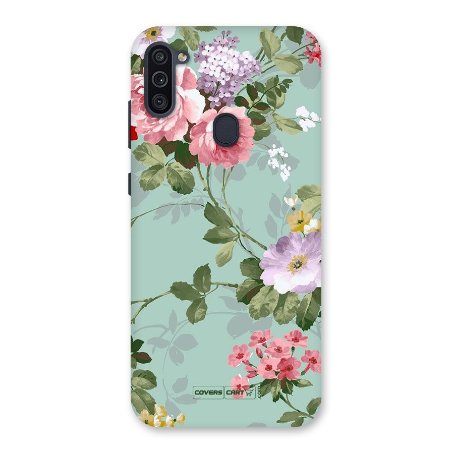 Desinger Floral Back Case for Galaxy M11