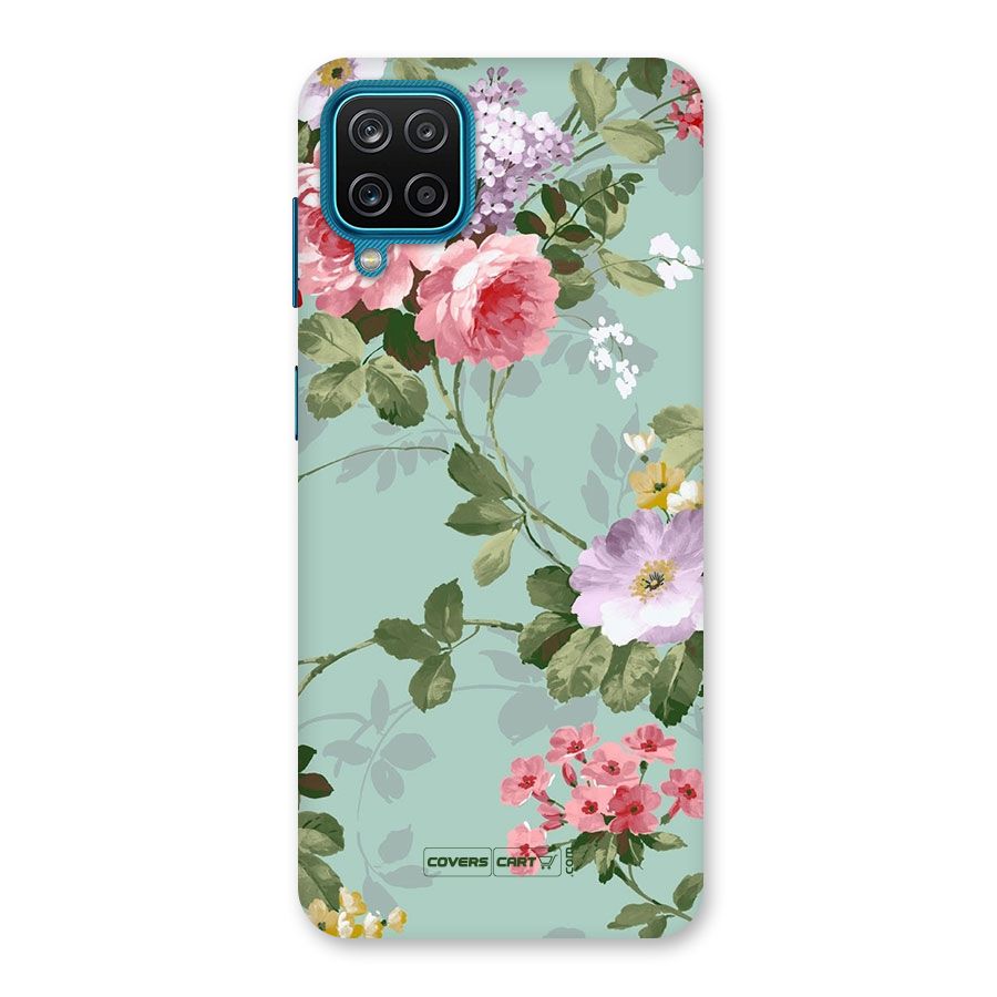 Desinger Floral Back Case for Galaxy M12