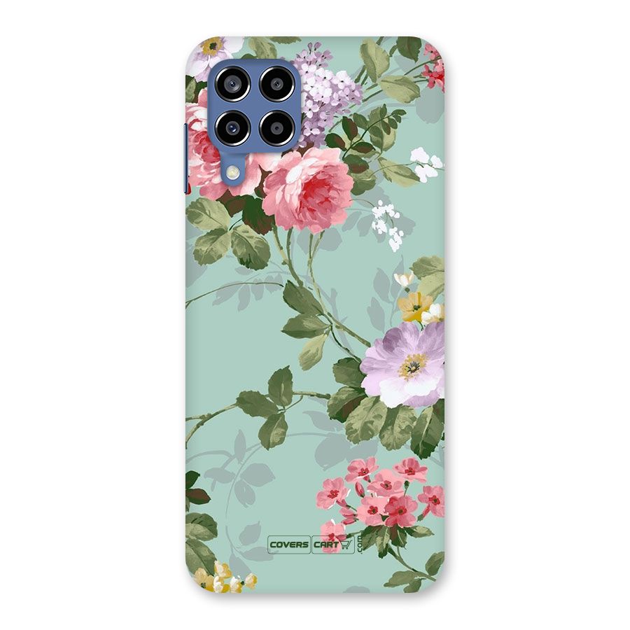 Desinger Floral Back Case for Galaxy M53 5G