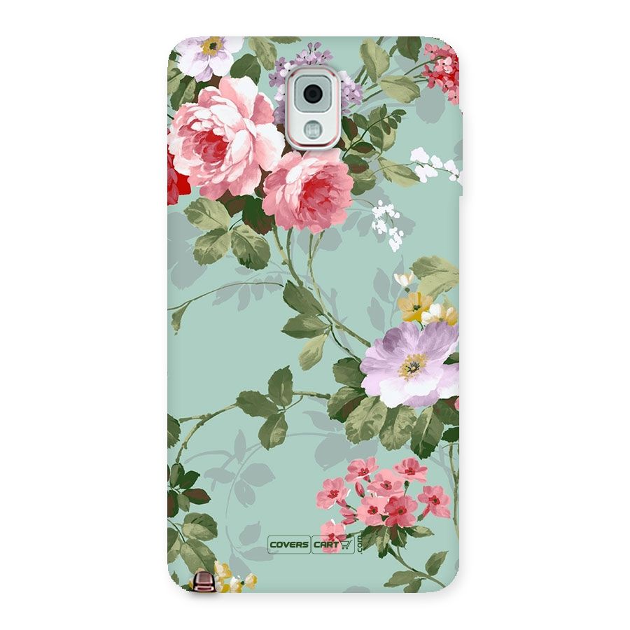 Desinger Floral Back Case for Galaxy Note 3