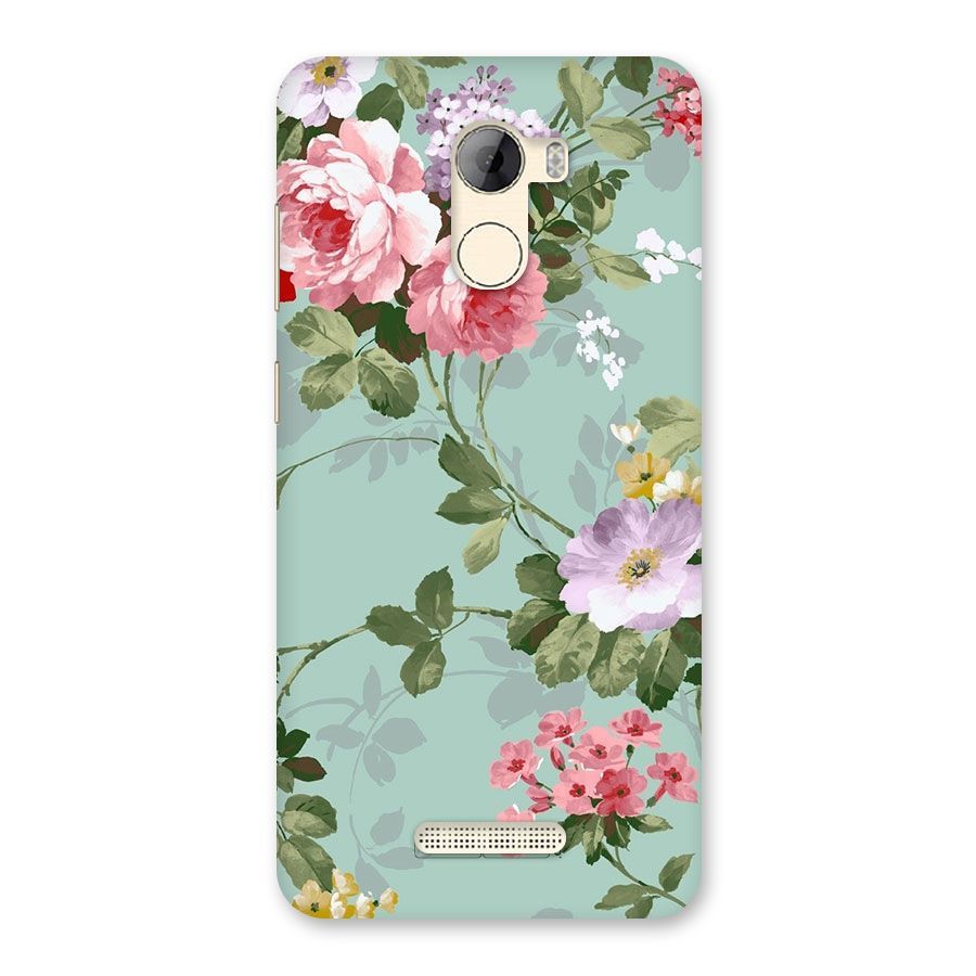 Desinger Floral Back Case for Gionee A1 LIte