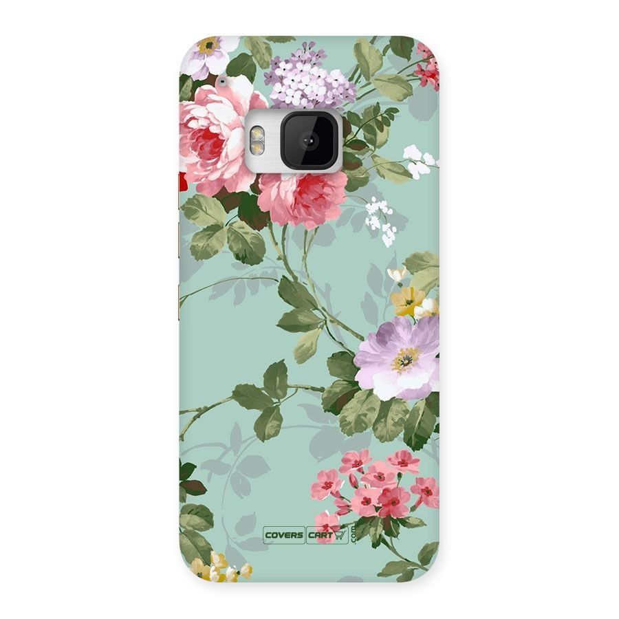 Desinger Floral Back Case for HTC One M9