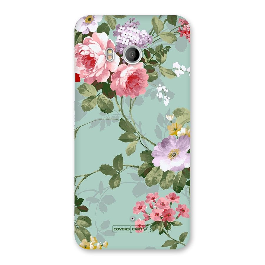 Desinger Floral Back Case for HTC U11
