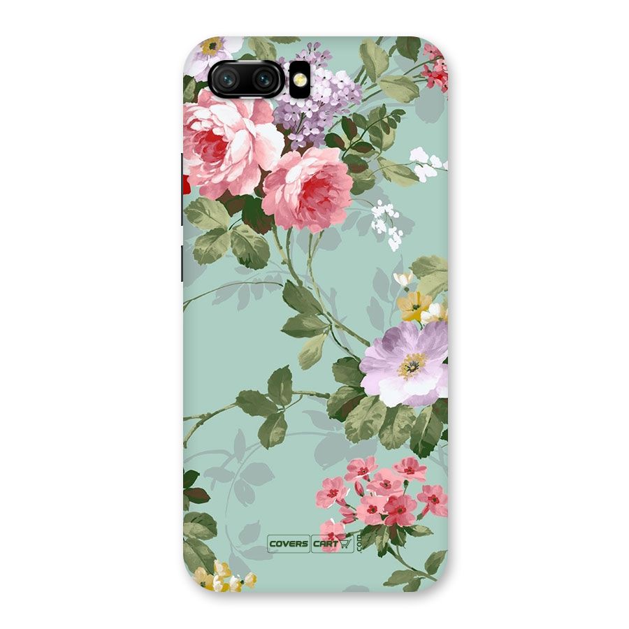 Desinger Floral Back Case for Honor 10