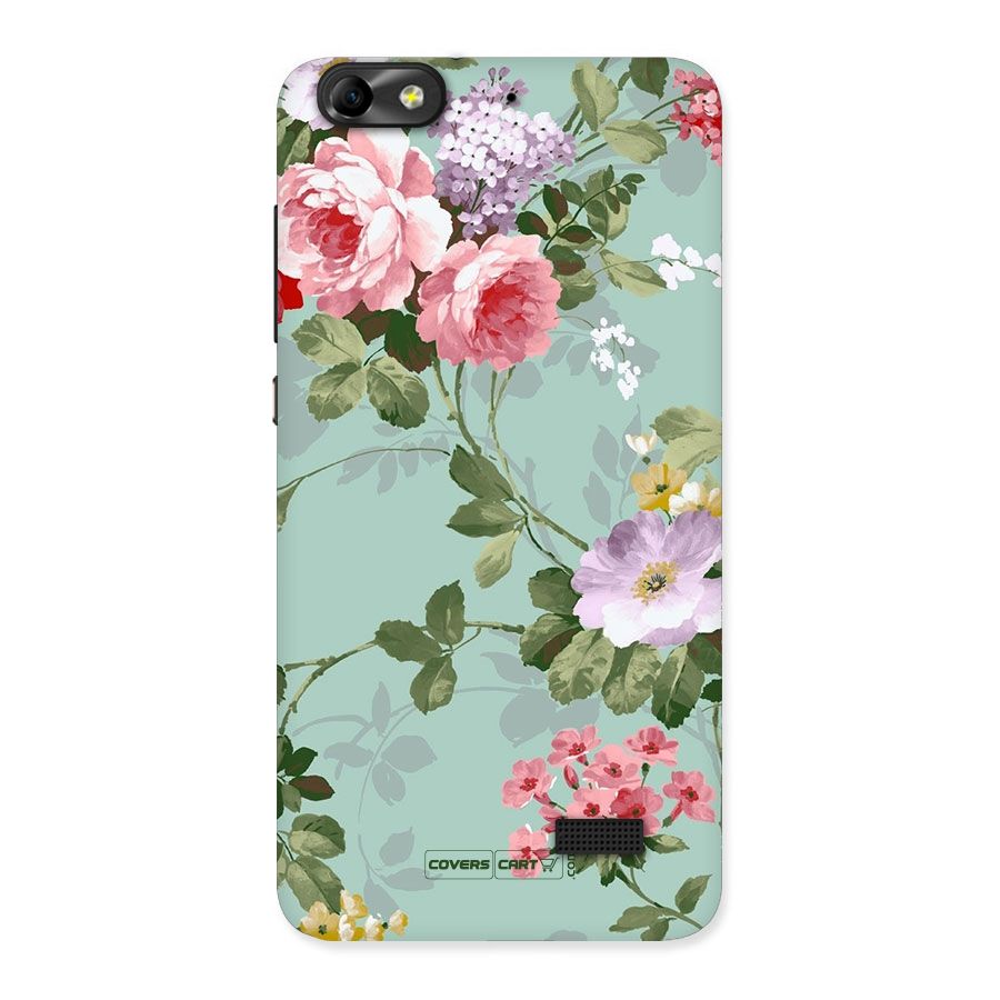Desinger Floral Back Case for Honor 4C