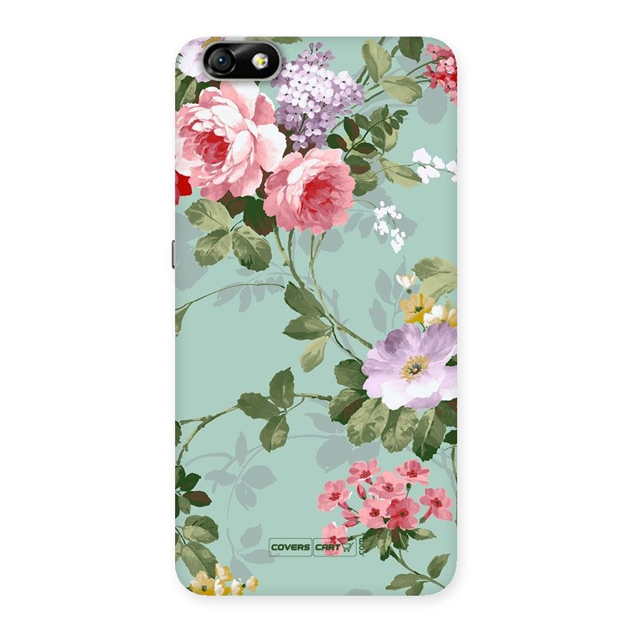 Desinger Floral Back Case for Honor 4X