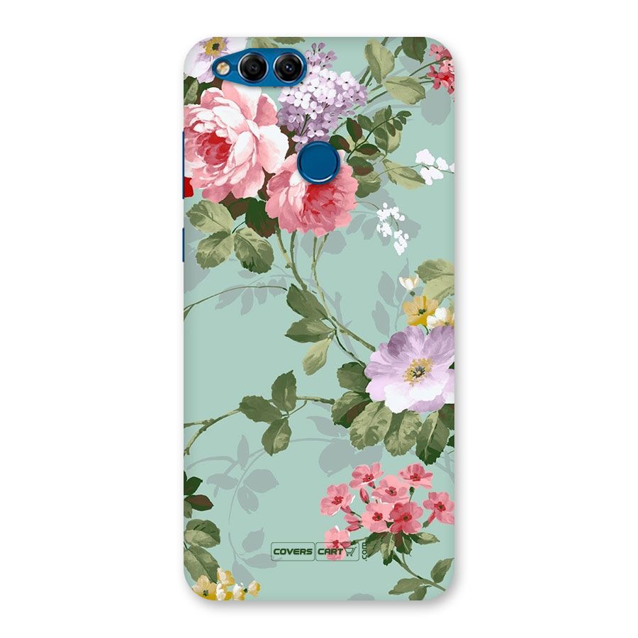 Desinger Floral Back Case for Honor 7X