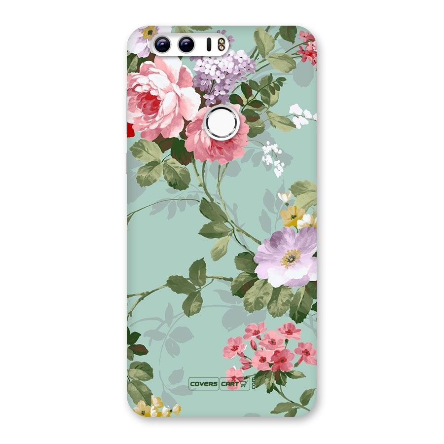Desinger Floral Back Case for Honor 8