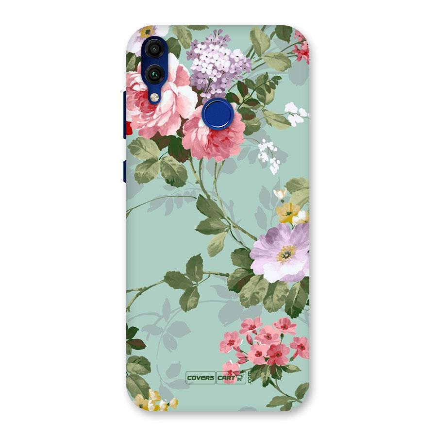 Desinger Floral Back Case for Honor 8C