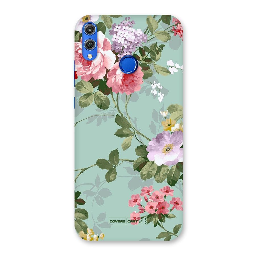 Desinger Floral Back Case for Honor 8X