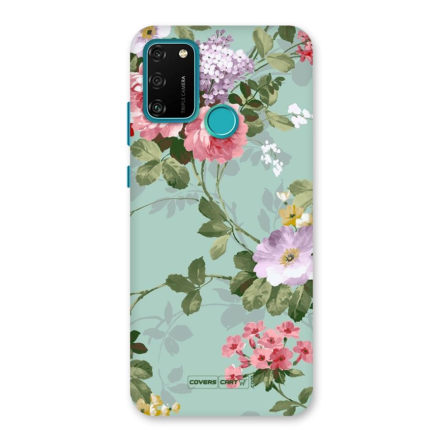 Desinger Floral Back Case for Honor 9A