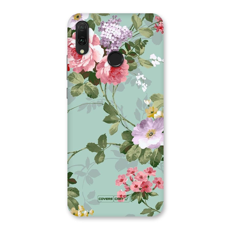 Desinger Floral Back Case for Huawei Y9 (2019)