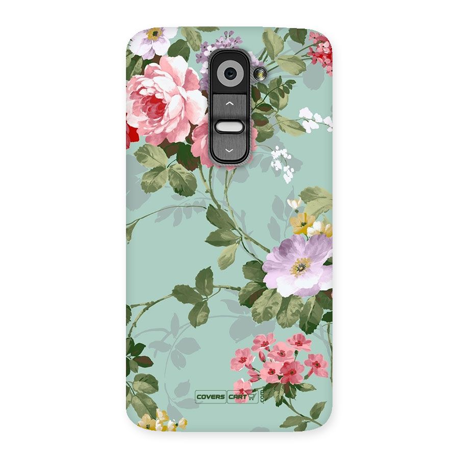 Desinger Floral Back Case for LG G2