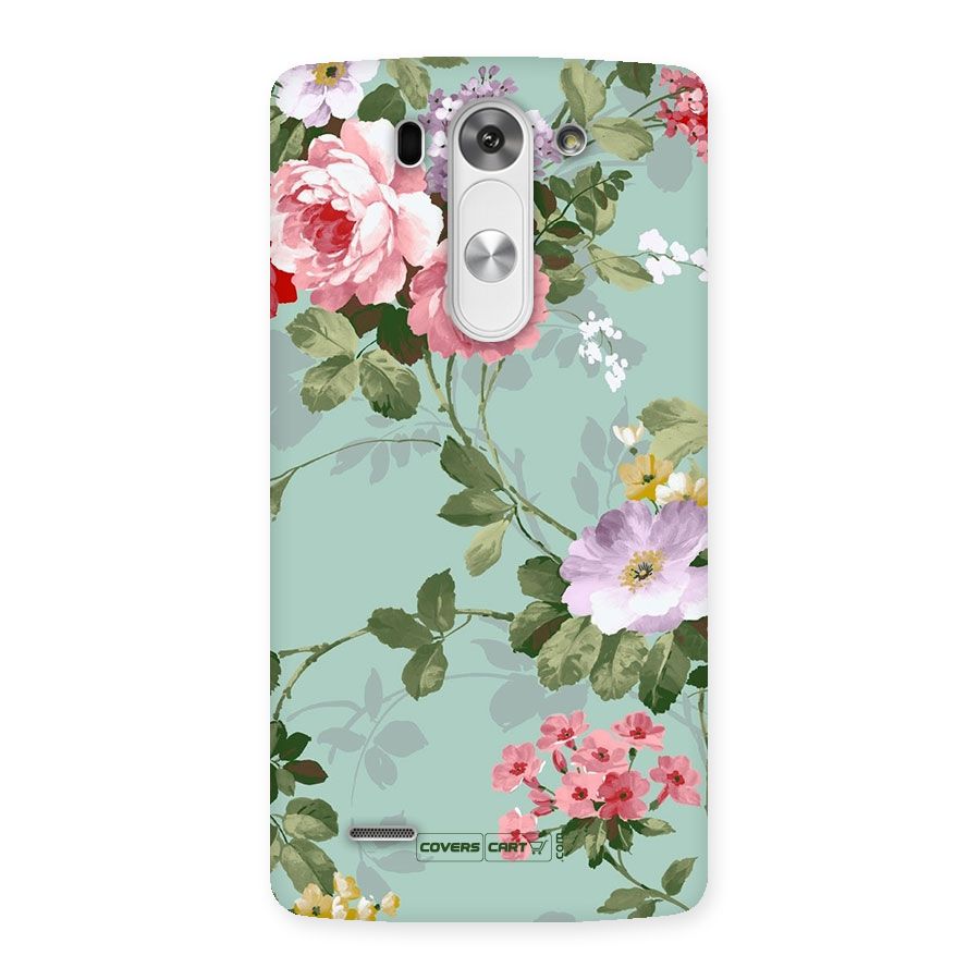 Desinger Floral Back Case for LG G3 Beat