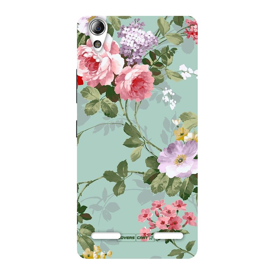 Desinger Floral Back Case for Lenovo A6000