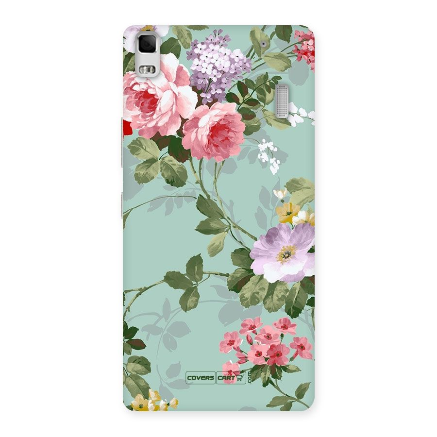 Desinger Floral Back Case for Lenovo A7000