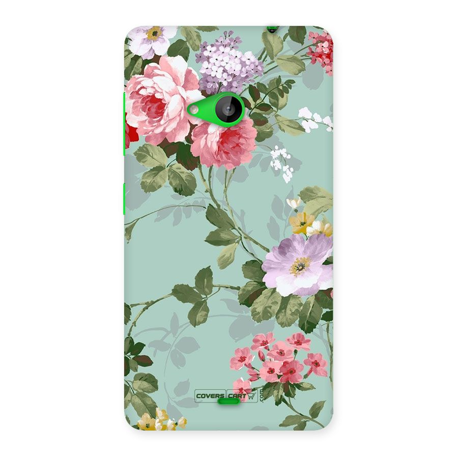 Desinger Floral Back Case for Lumia 535