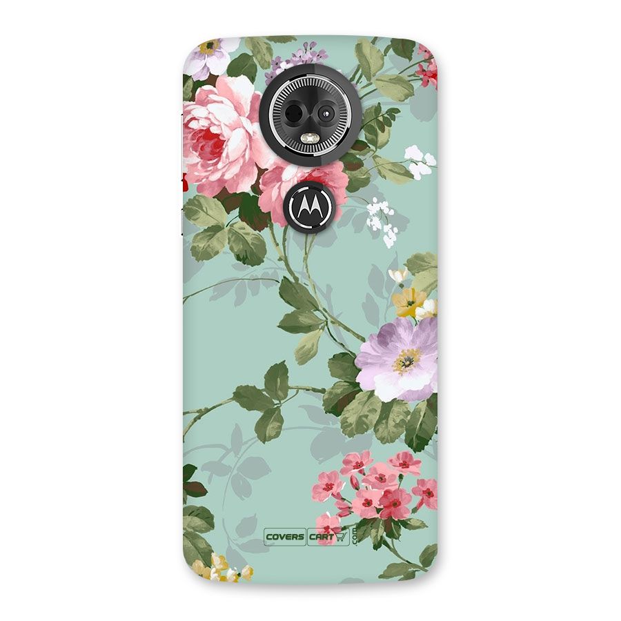 Desinger Floral Back Case for Moto E5 Plus
