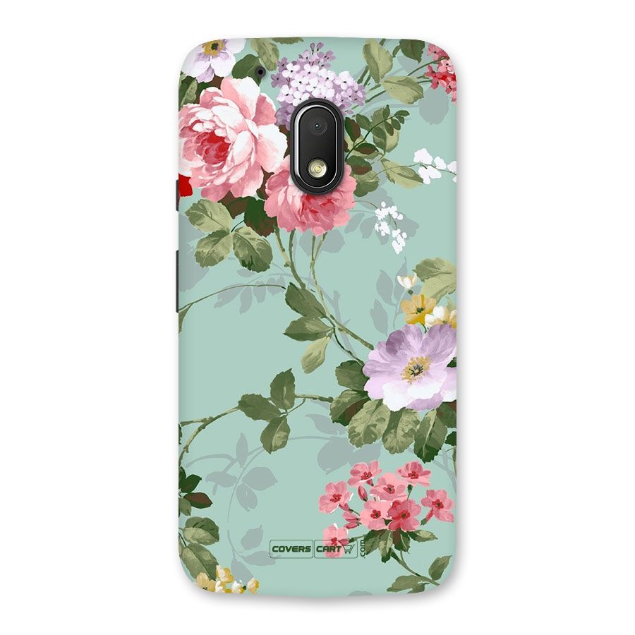 Desinger Floral Back Case for Moto G4 Play