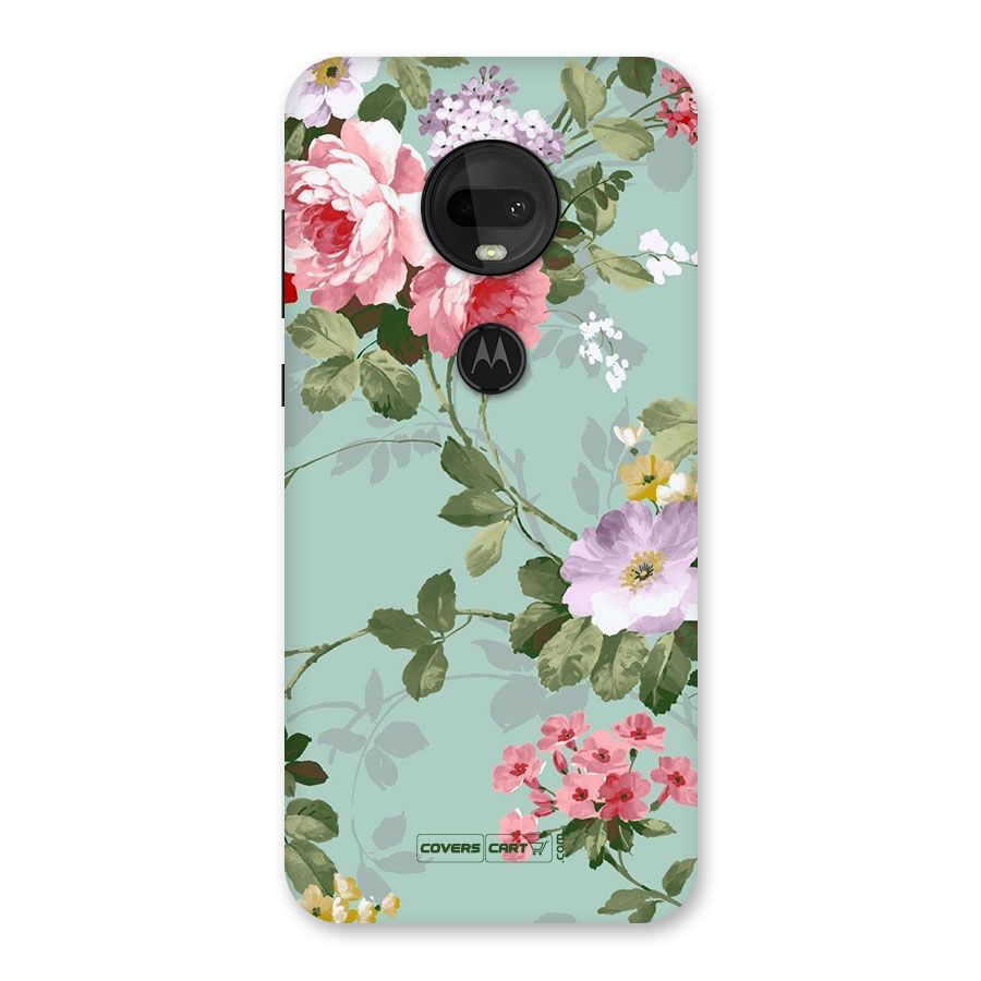 Desinger Floral Back Case for Moto G7