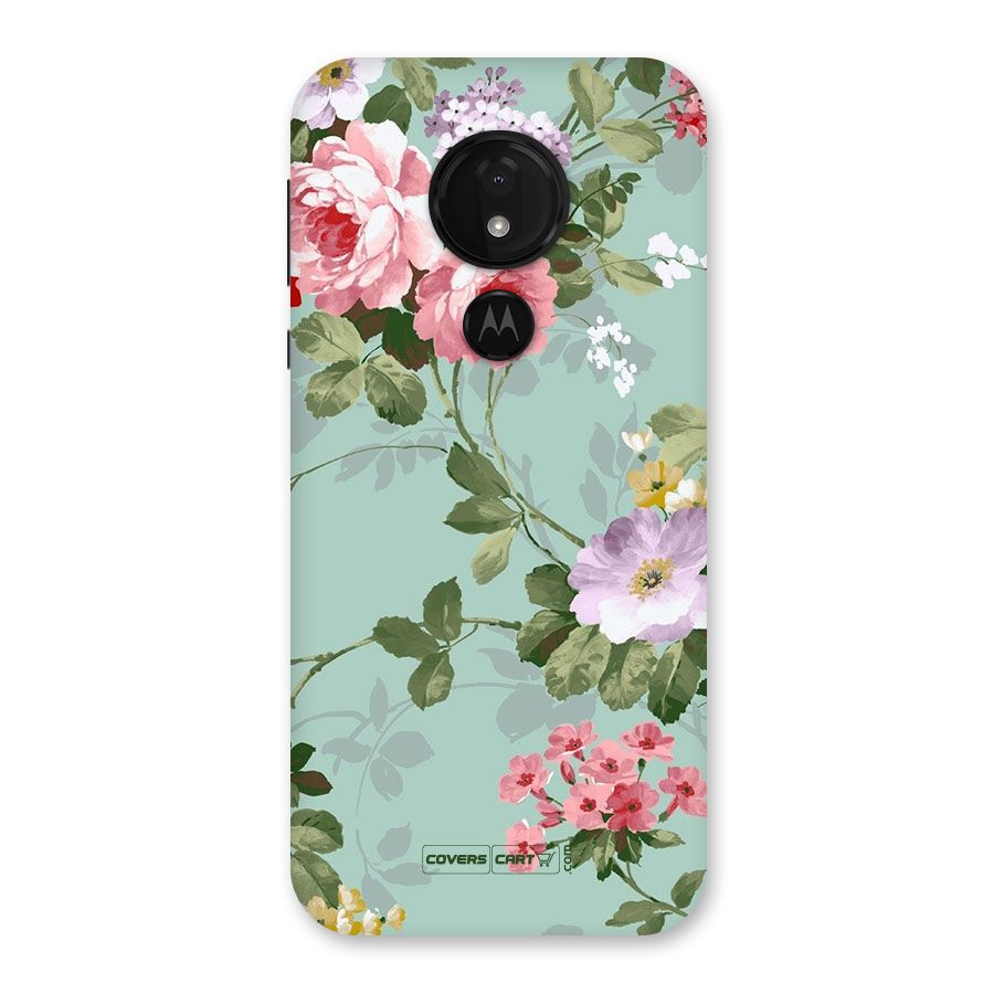 Desinger Floral Back Case for Moto G7 Power
