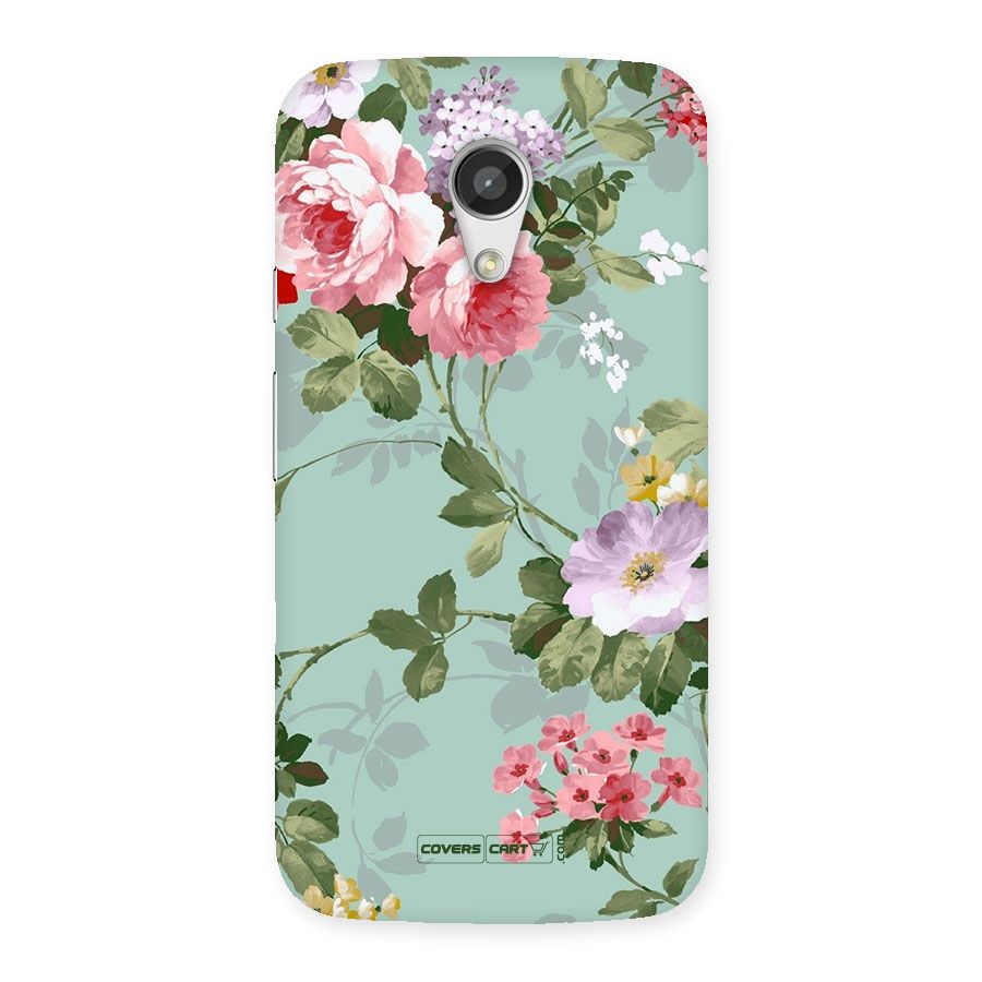 Desinger Floral Back Case for Moto G 2nd Gen