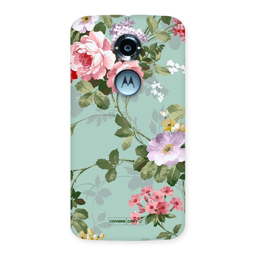 Desinger Floral Back Case for Moto X 2nd Gen