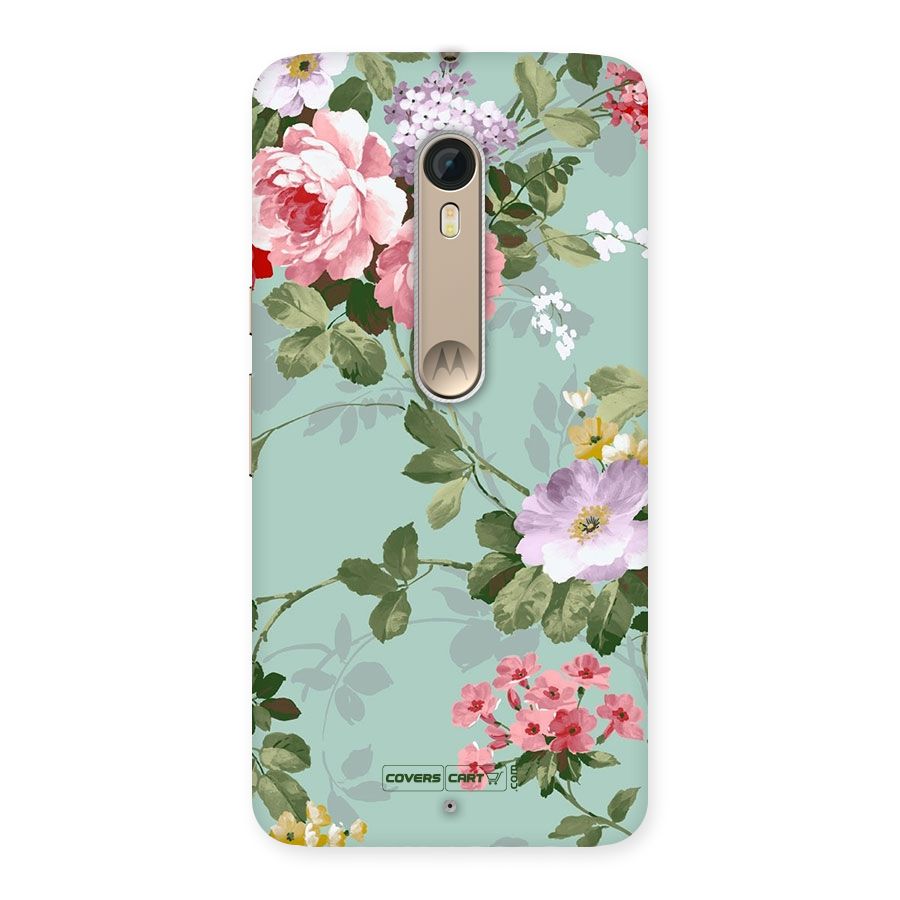 Desinger Floral Back Case for Motorola Moto X Style