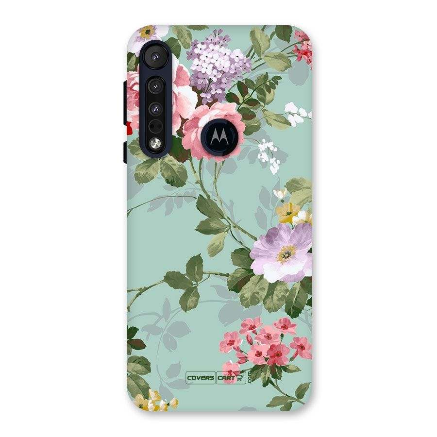 Desinger Floral Back Case for Motorola One Macro