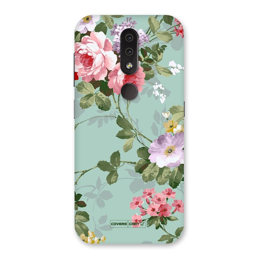 Desinger Floral Back Case for Nokia 4.2