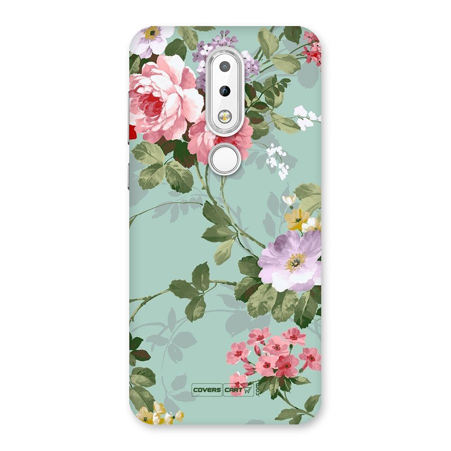 Desinger Floral Back Case for Nokia 6.1 Plus