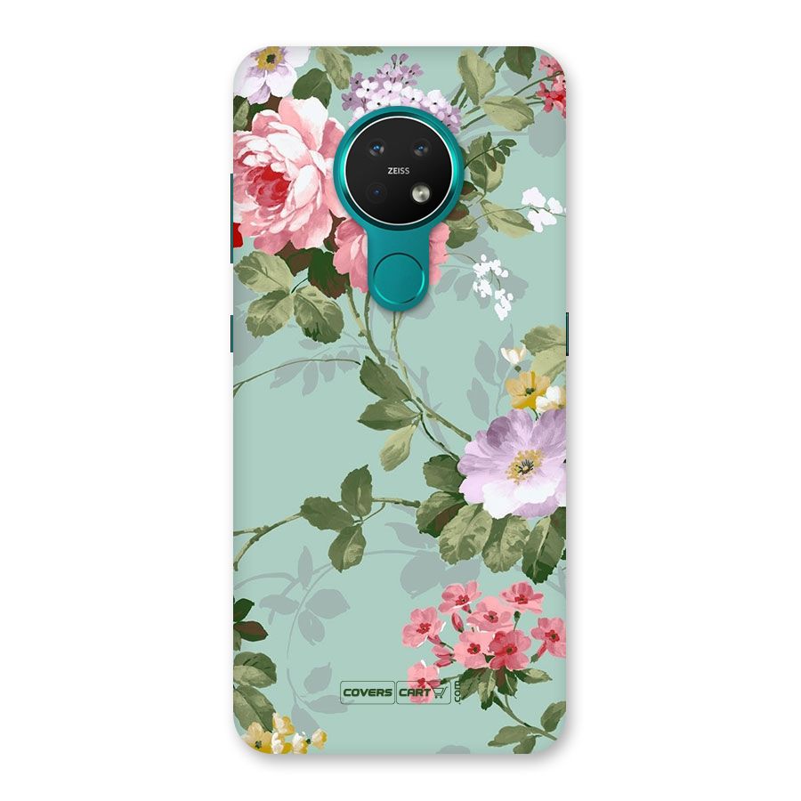 Desinger Floral Back Case for Nokia 7.2