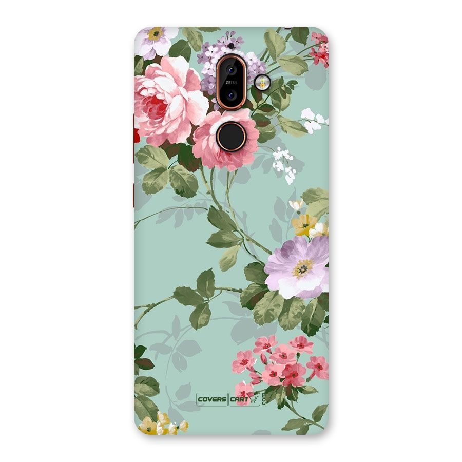 Desinger Floral Back Case for Nokia 7 Plus