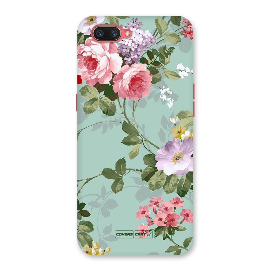 Desinger Floral Back Case for Oppo A3s
