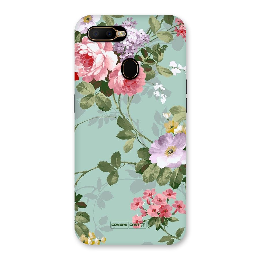 Desinger Floral Back Case for Oppo A5s